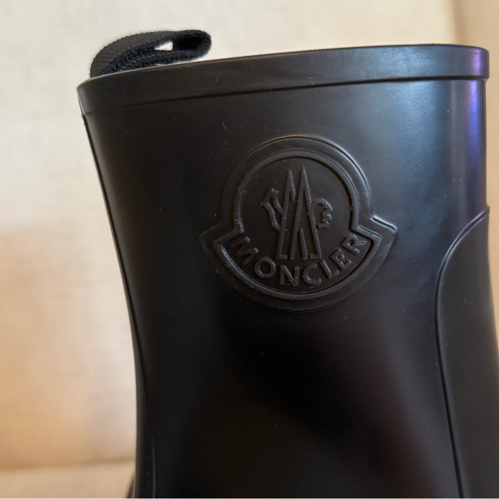Moncler Black Loftgrip Rain Boots - Picture 11 of 13